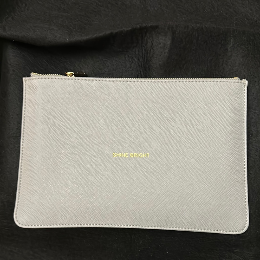 Katie Loxton “Shine Bright” Grey Clutch